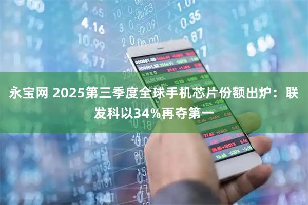 永宝网 2025第三季度全球手机芯片份额出炉：联发科以34%再夺第一
