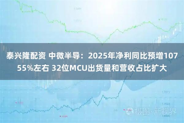 泰兴隆配资 中微半导：2025年净利同比预增10755%左右 32位MCU出货量和营收占比扩大
