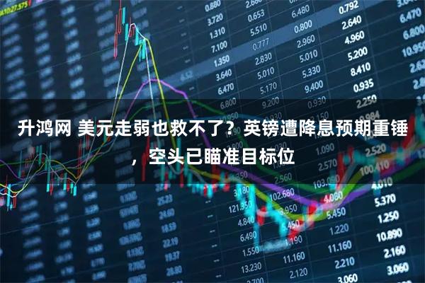 升鸿网 美元走弱也救不了？英镑遭降息预期重锤，空头已瞄准目标位